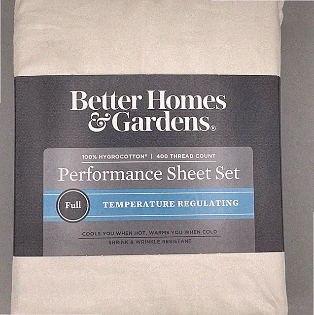 100% COTTON 400 Thread Count Performance Full 4 Piece Sheet Set