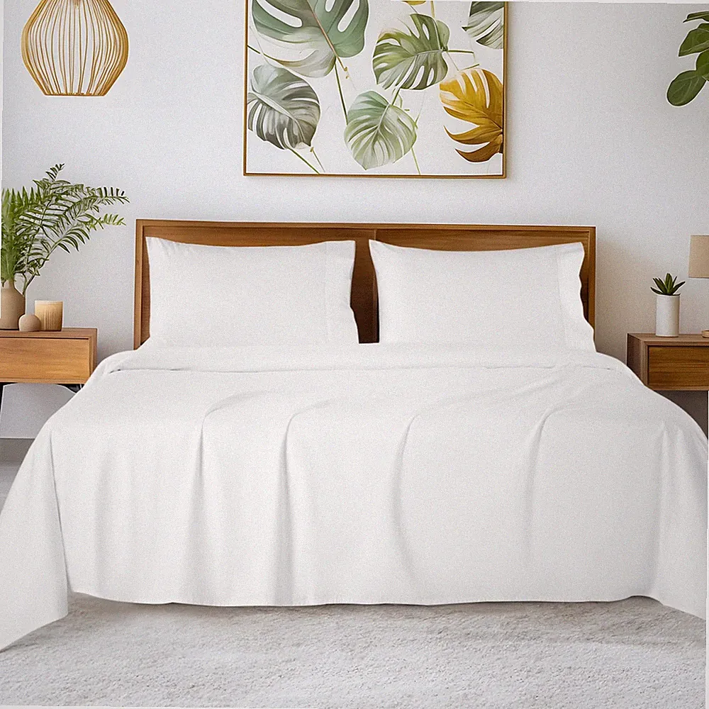 100% Egyptian Cotton Sheets - 1200 Thread Count, Luxury & Cooling Hotel Cotto...