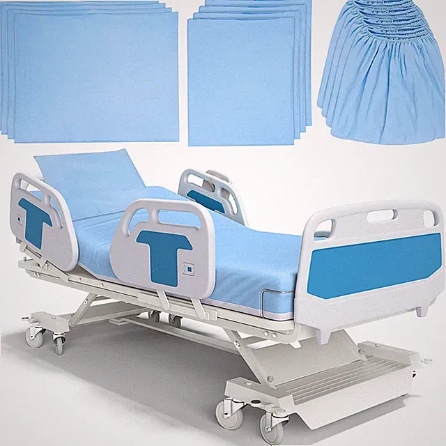 12 Pack Hospital Bed Sheets for Home Use, Extra Long Hospital Bed Fitted Shee...