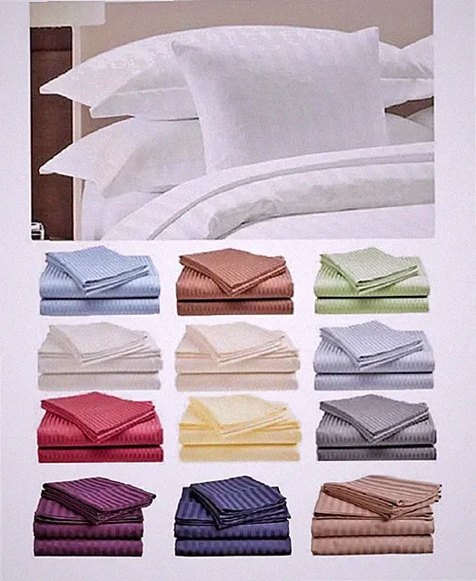 1800 Count 4 Piece Bed Sheet Set Twin Full Queen King