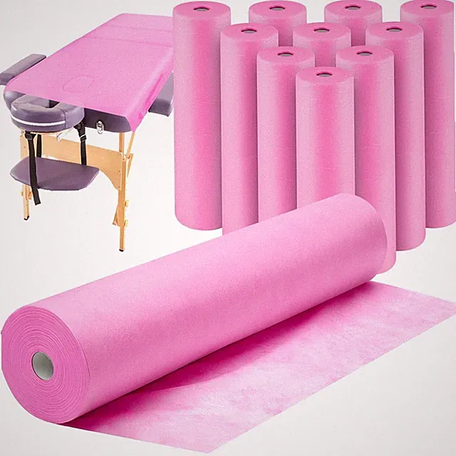 2 Roll Disposable Non Woven Bed Sheets 24 X 71 Inch Massage Table Paper Covers N