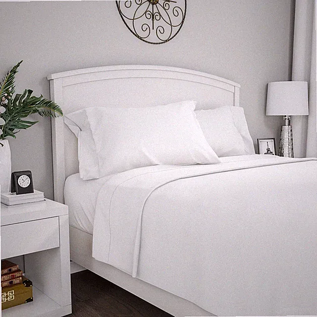 4Pcs Bed Sheets Queen King 1200 Series Thin Soft Bed Sheet Set Bedding Sheets