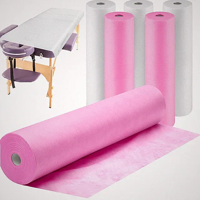 6 Roll Disposable Non Woven Bed Sheets 24 X 71 Inch Massage Table Paper Covers N