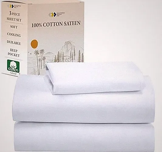 California Design Den Soft 100% Cotton Sheets Twin-XL Assorted Sizes , Colors