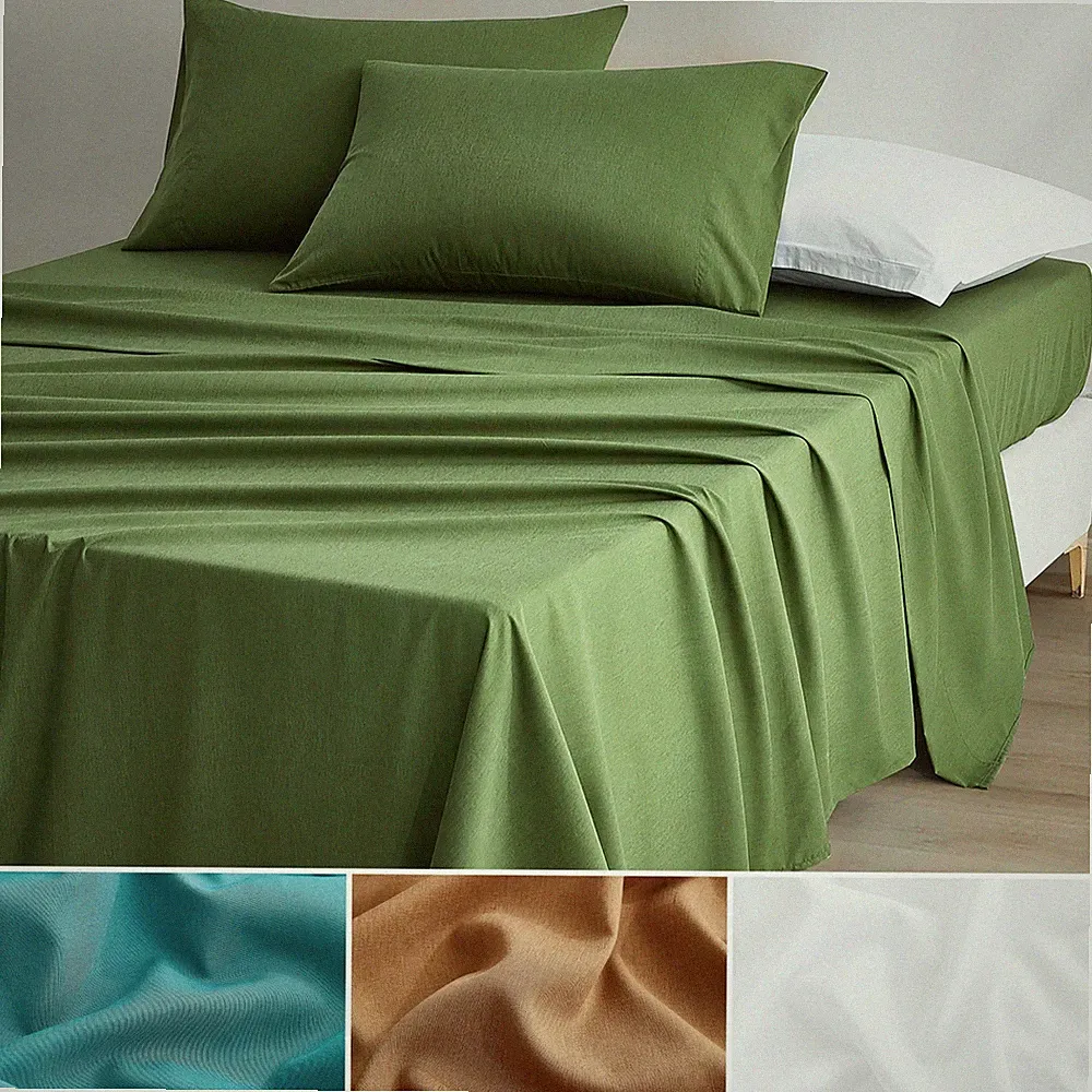 Chezmoi Collection Charisma Tencel Modal Blended Breathable Bed Sheet Set