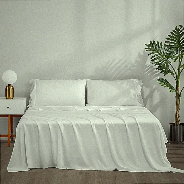Cooling Bamboo Sheets Split King - Luxury Soft & Breathable Bedding Set