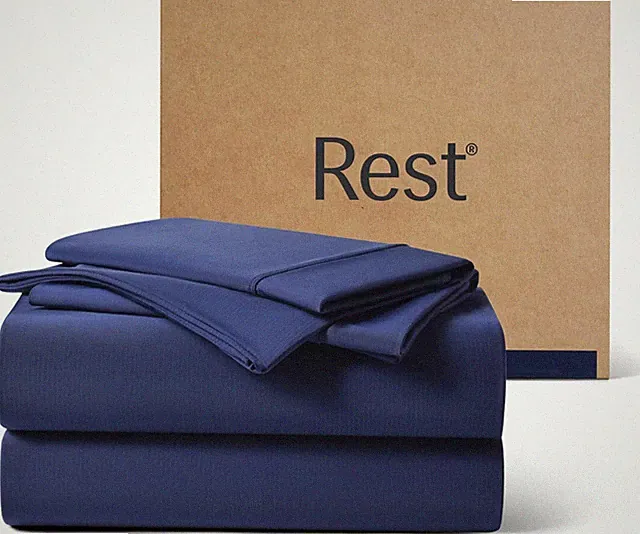 Evercool®+ King Sheet Set, Blue, Breathable & Self-Cleaning for Hot Sleepers