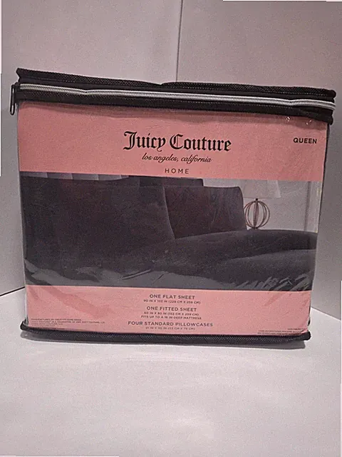 juicy couture sheet set Queen