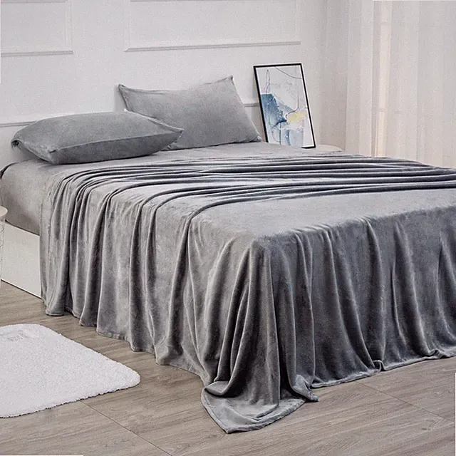 Micro Fleece Sheets Set Queen Size – No Pilling and Extra Soft Bed Sheets Set...