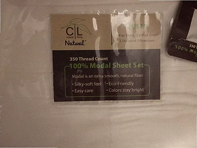 NEW CL Modal Sheet Set White - Queen