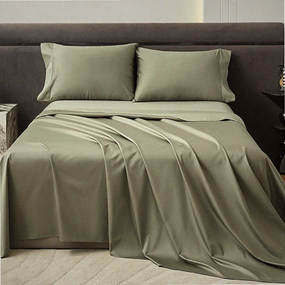 Sheet Set 800 Thread Count Long Staple Cotton Sateen Silky Soft Luxurious Smo...