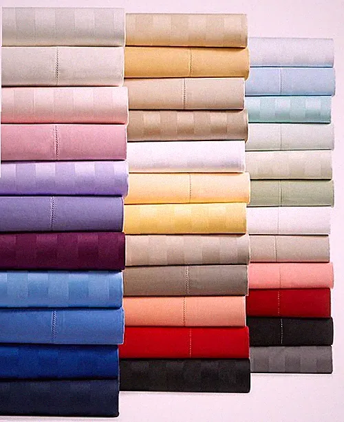 Super Soft 1200 Thread Count Egyptian Cotton 4 PCs Sheet Set Solid/Stripe Colors