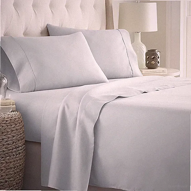 Twin Bunk Bed Sheets w/ 2 Pillowcases, Lightweight Brushed Microfiber Deep Po...