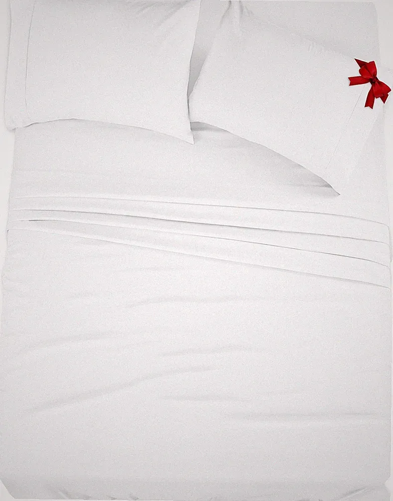 Utopia Bedding King Sheet Set 4 Piece Bed Sheets for King Size Bed, Hotel Lux...