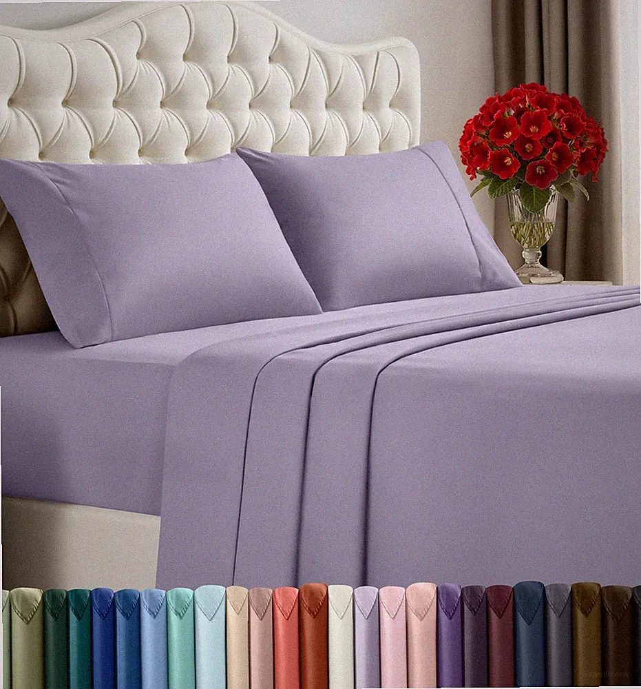 Utopia Bedding King Sheet Set – 4 Piece Bed Sheets for King Size Bed, Soft an...